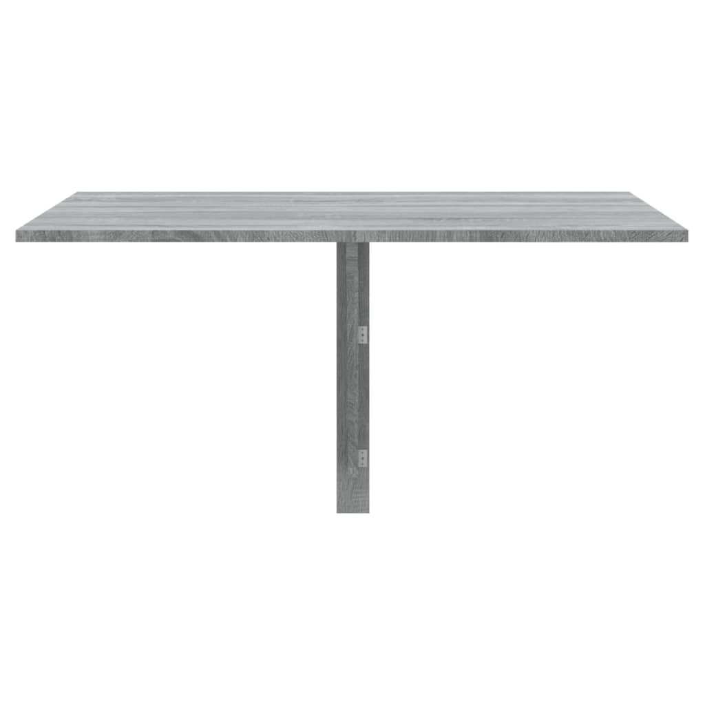 Wandtafel inklapbaar 100x60x56 cm bewerkt hout grijs sonoma is nu te koop bij PeponiXL, paradijselijk wonen!