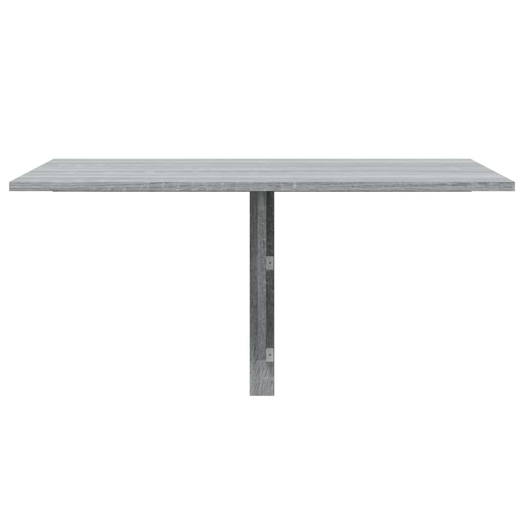 Wandtafel inklapbaar 100x60x56 cm bewerkt hout grijs sonoma is nu te koop bij PeponiXL, paradijselijk wonen!