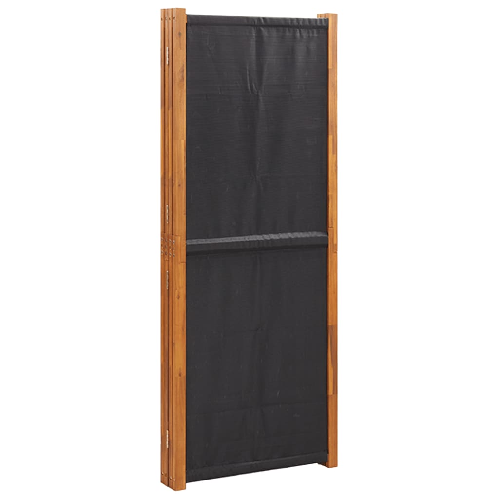 Kamerscherm met 4 panelen 280x180 cm zwart is nu te koop bij PeponiXL, paradijselijk wonen!