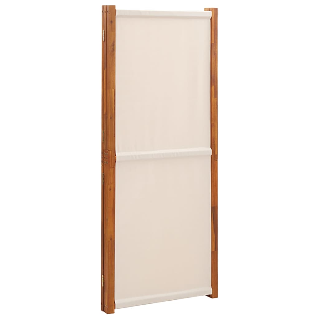 Kamerscherm met 3 panelen 210x180 cm crèmewit is nu te koop bij PeponiXL, paradijselijk wonen!