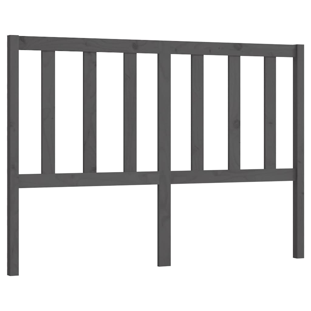 Hoofdbord 166x4x100 cm massief grenenhout grijs is nu te koop bij PeponiXL, paradijselijk wonen!