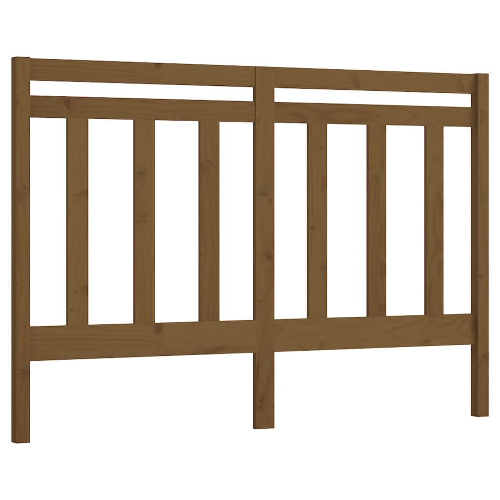 Hoofdbord 146x4x100 cm massief grenenhout honingbruin is nu te koop bij PeponiXL, paradijselijk wonen!
