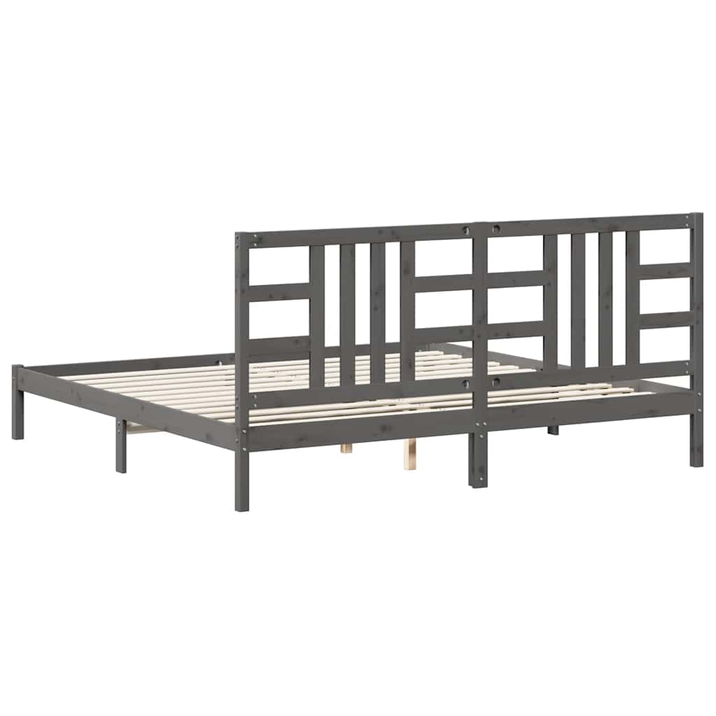 Hoofdbord 81x4x100 cm massief grenenhout zwart is nu te koop bij PeponiXL, paradijselijk wonen!