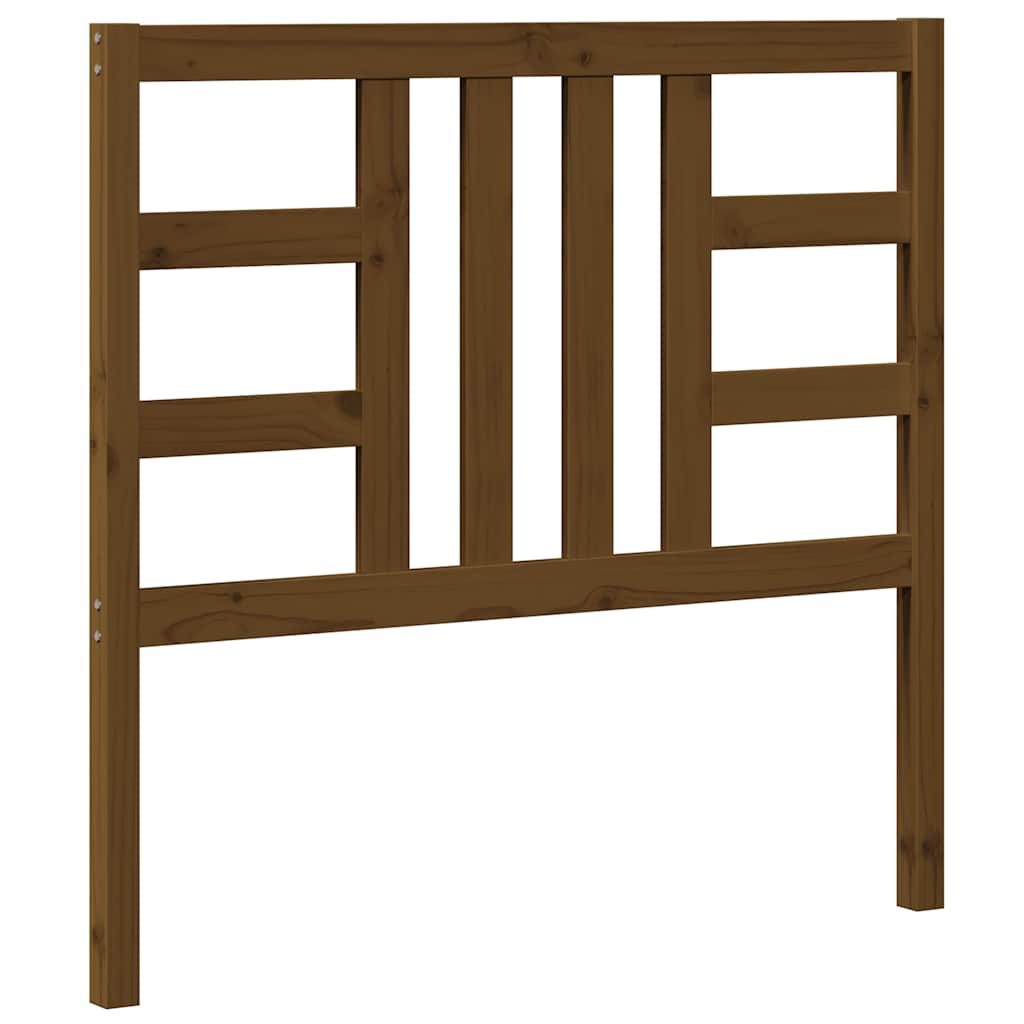 Hoofdbord 106x4x100 cm massief grenenhout honingbruin is nu te koop bij PeponiXL, paradijselijk wonen!