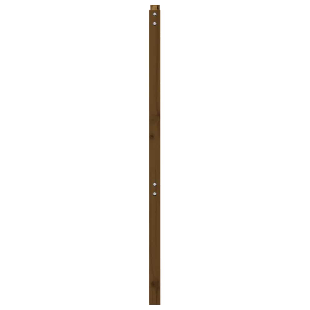 Hoofdbord 106x4x100 cm massief grenenhout honingbruin is nu te koop bij PeponiXL, paradijselijk wonen!