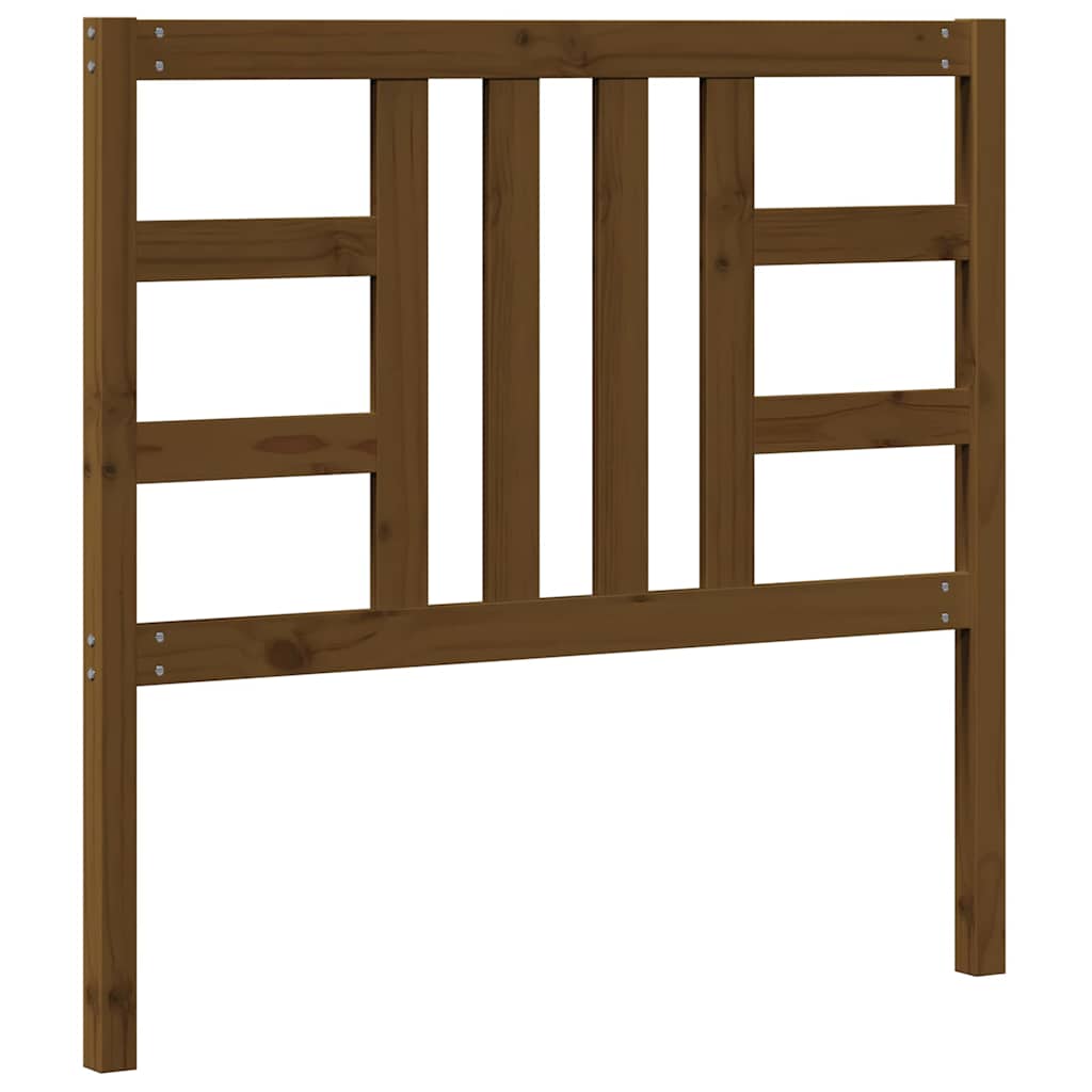 Hoofdbord 106x4x100 cm massief grenenhout honingbruin is nu te koop bij PeponiXL, paradijselijk wonen!