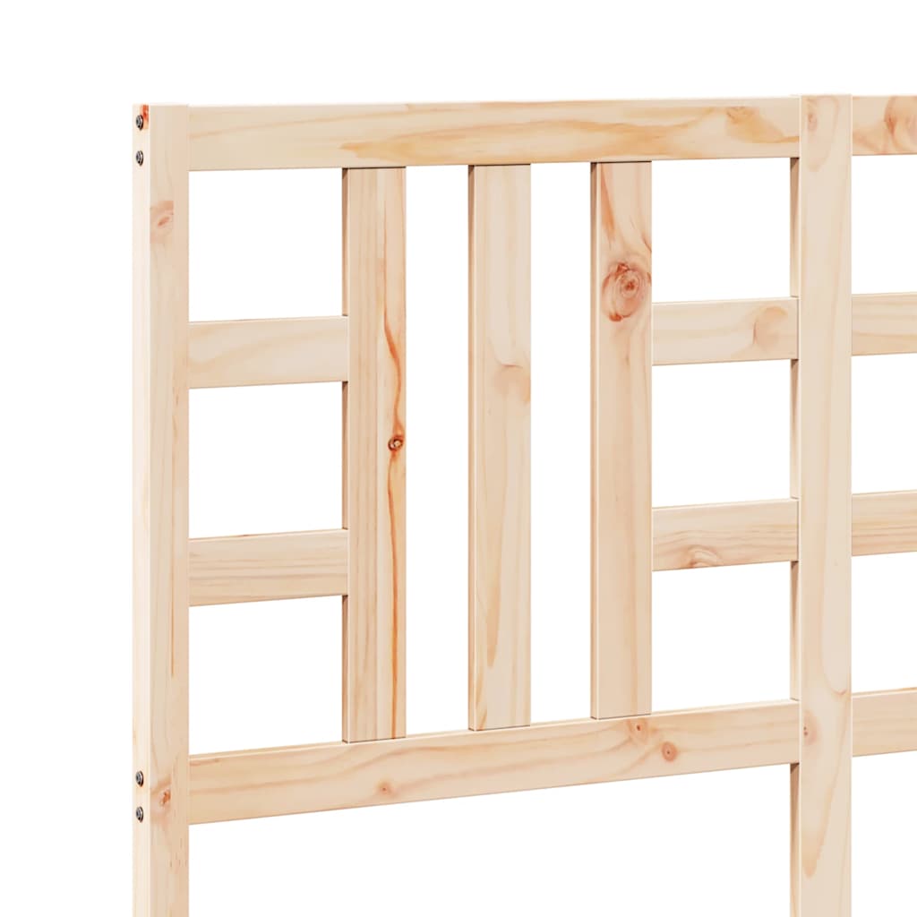 Hoofdbord 141x4x100 cm massief grenenhout is nu te koop bij PeponiXL, paradijselijk wonen!