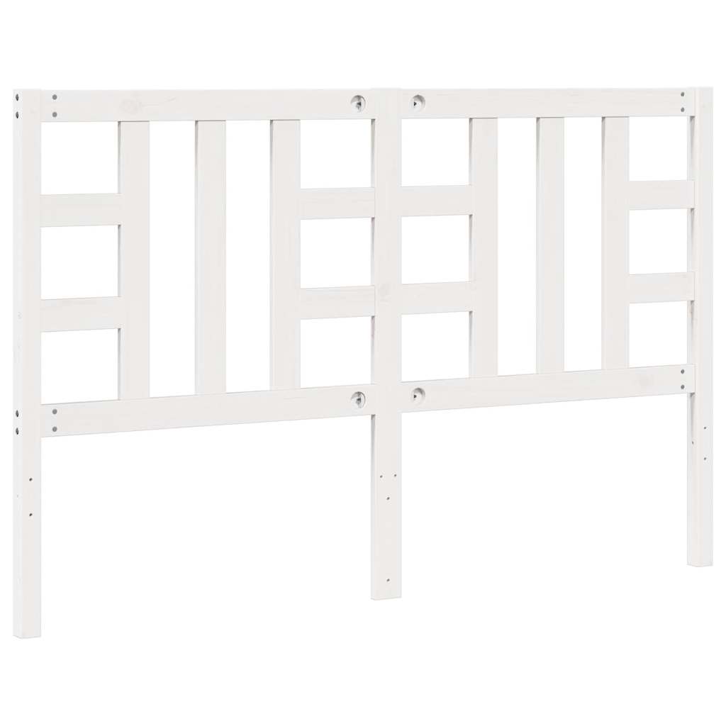 Hoofdbord 156x4x100 cm massief grenenhout wit is nu te koop bij PeponiXL, paradijselijk wonen!