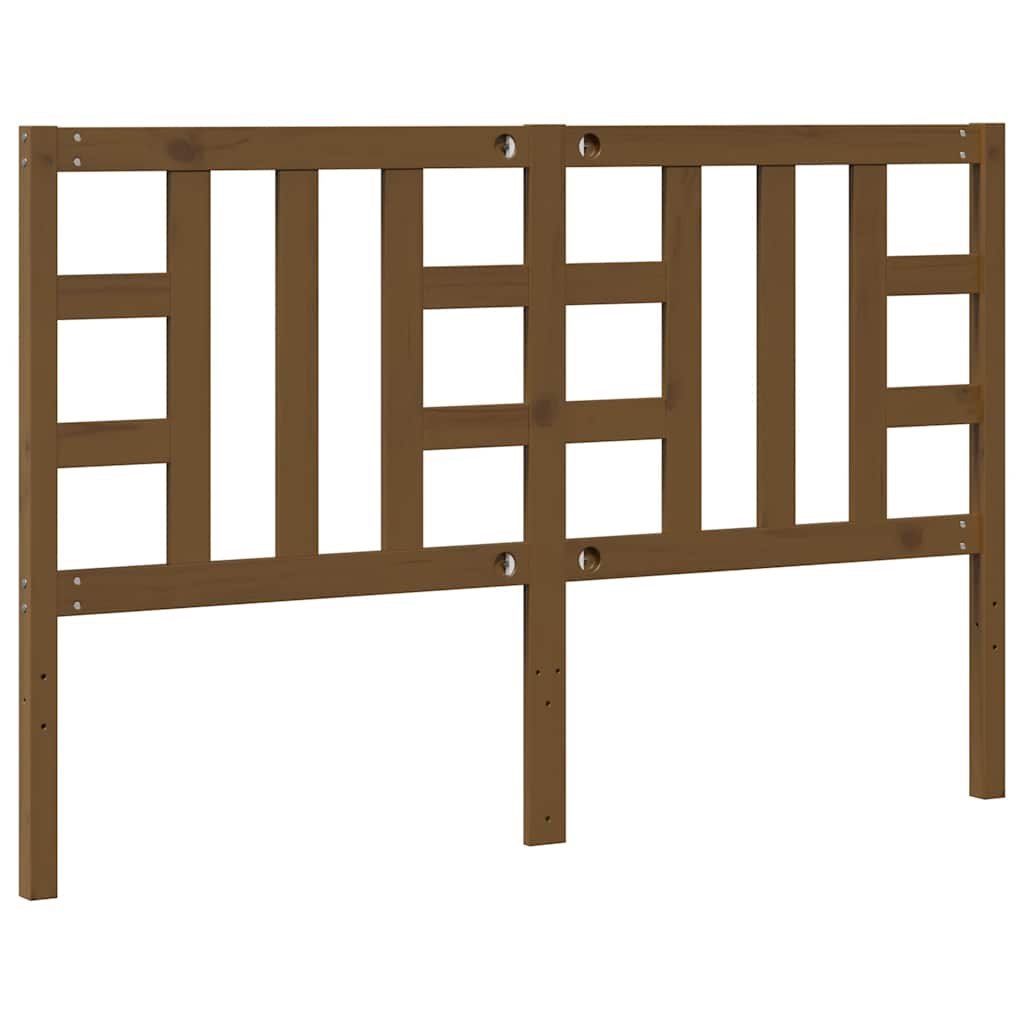 Hoofdbord 156x4x100 cm massief grenenhout honingbruin is nu te koop bij PeponiXL, paradijselijk wonen!