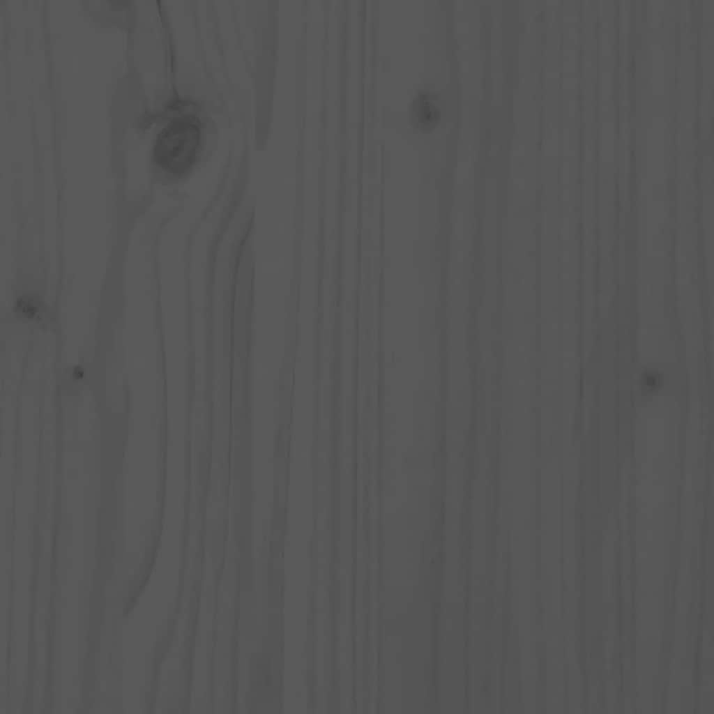 Hoofdbord 166x4x100 cm massief grenenhout grijs is nu te koop bij PeponiXL, paradijselijk wonen!