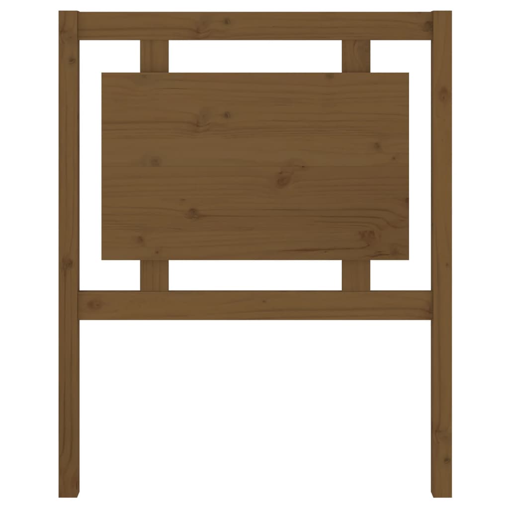 Hoofdbord 80,5x4x100 cm massief grenenhout honingbruin is nu te koop bij PeponiXL, paradijselijk wonen!