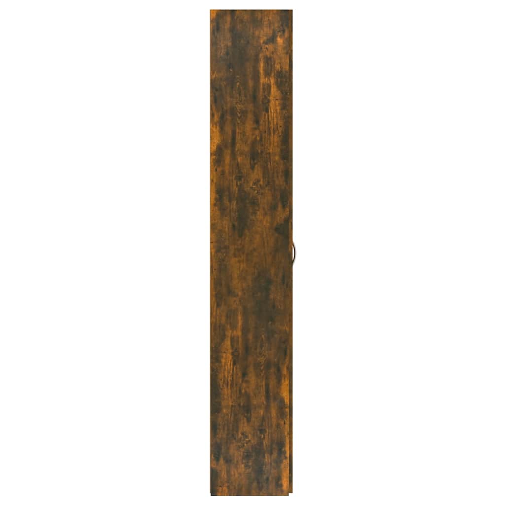 Kantoorkast 60x32x190 cm bewerkt hout gerookt eikenkleurig is nu te koop bij PeponiXL, paradijselijk wonen!