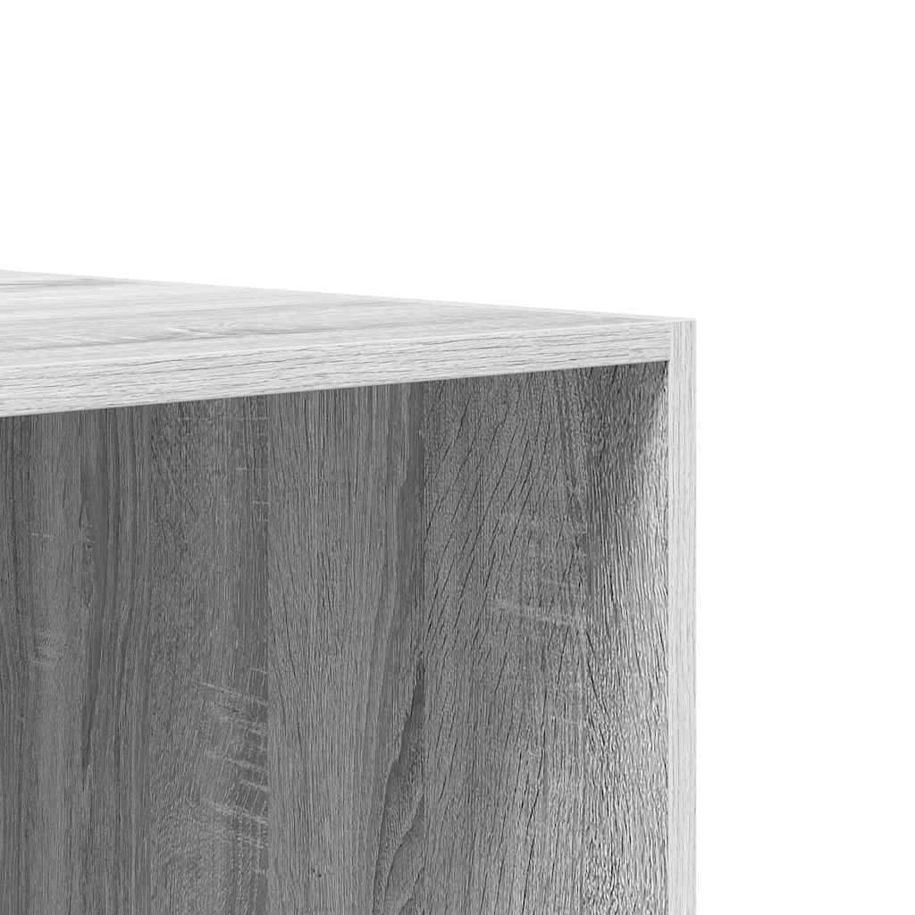 Kledingkast met lades 50x50x200 cm bewerkt hout grijs somoma is nu te koop bij PeponiXL, paradijselijk wonen!