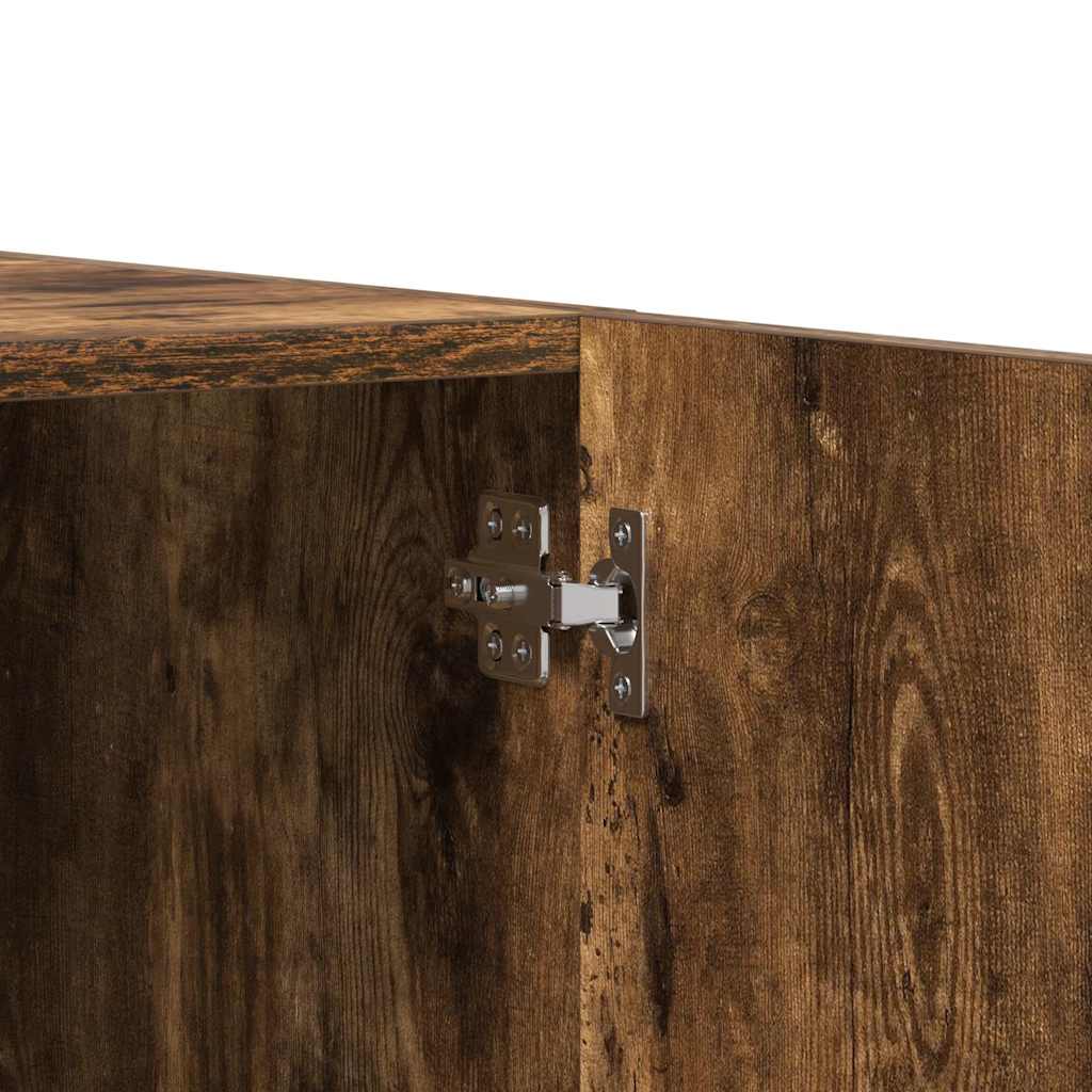 Kledingkast 90x52x200 cm bewerkt hout gerookt eikenkleurig is nu te koop bij PeponiXL, paradijselijk wonen!