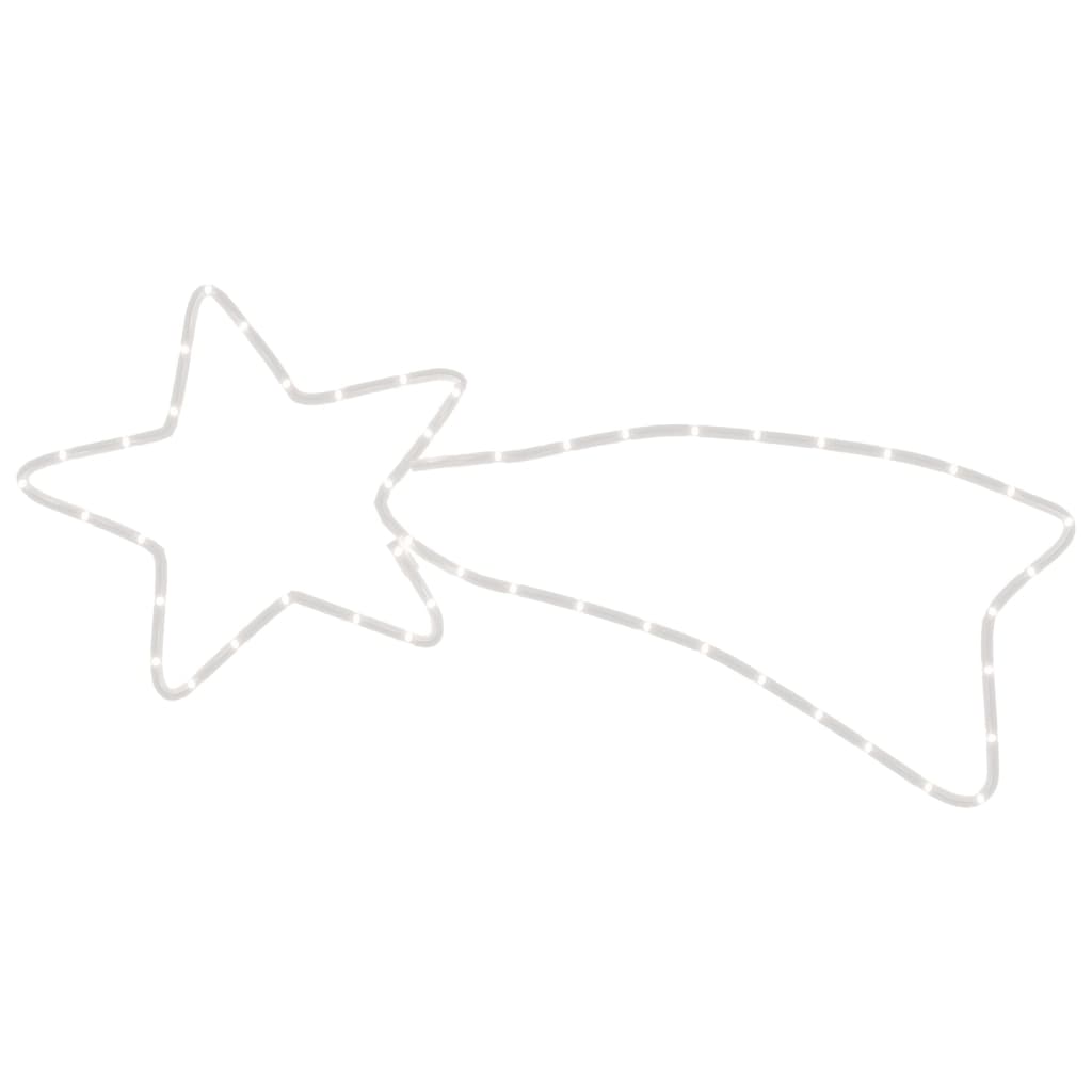 Kerstfiguur Ster met 48 warmwitte LED's 65x28 cm is nu te koop bij PeponiXL, paradijselijk wonen!