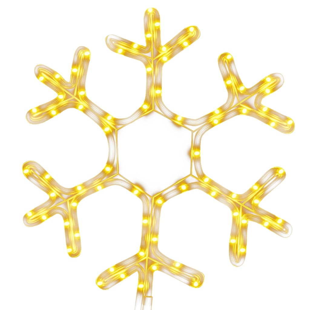 Kerstfiguur sneeuwvlok met 72 warmwitte LED's 38x37 cm is nu te koop bij PeponiXL, paradijselijk wonen!
