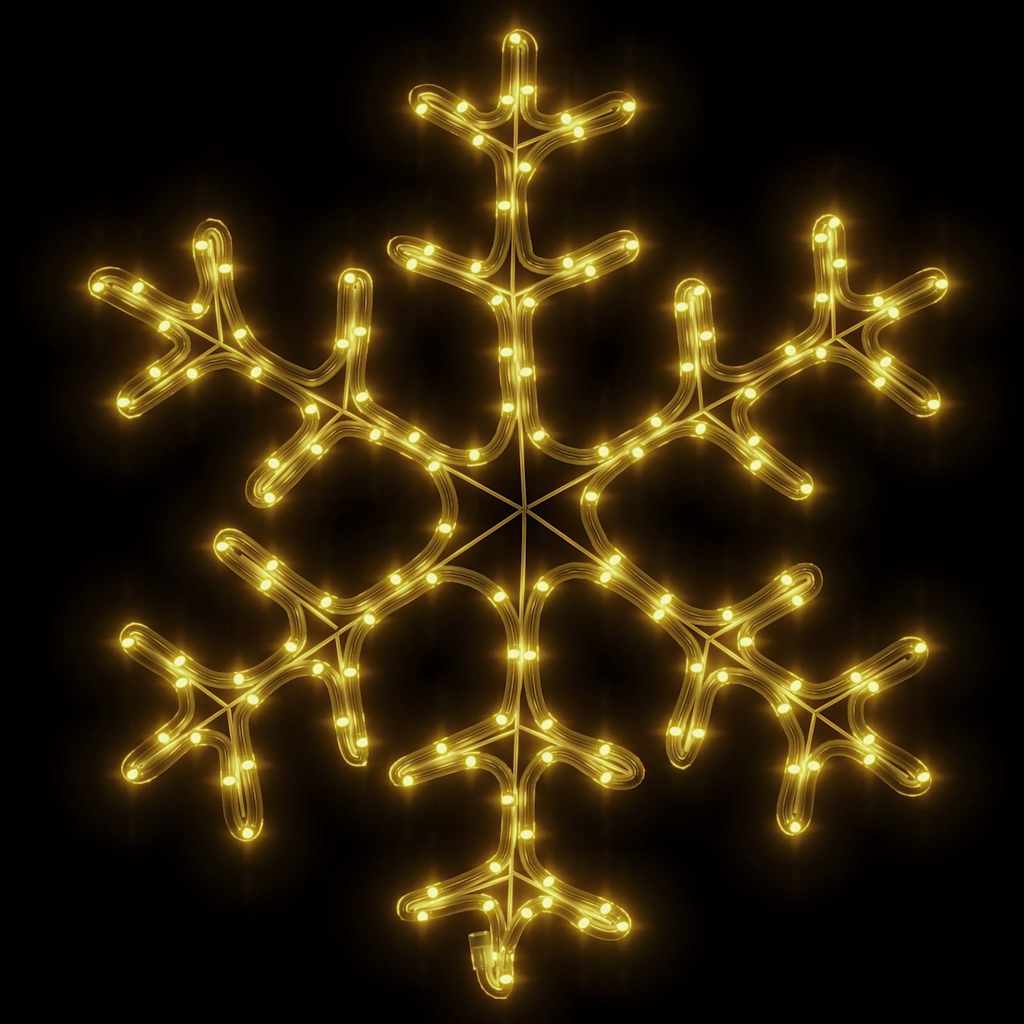 Kerstfiguur sneeuwvlok met 144 warmwitte LED's 59x59 cm is nu te koop bij PeponiXL, paradijselijk wonen!