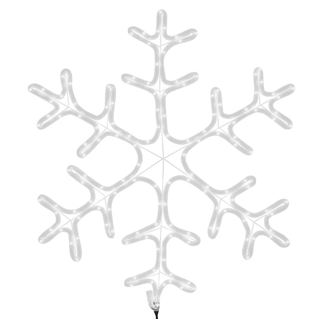 Kerstfiguur sneeuwvlok met 144 warmwitte LED's 59x59 cm is nu te koop bij PeponiXL, paradijselijk wonen!