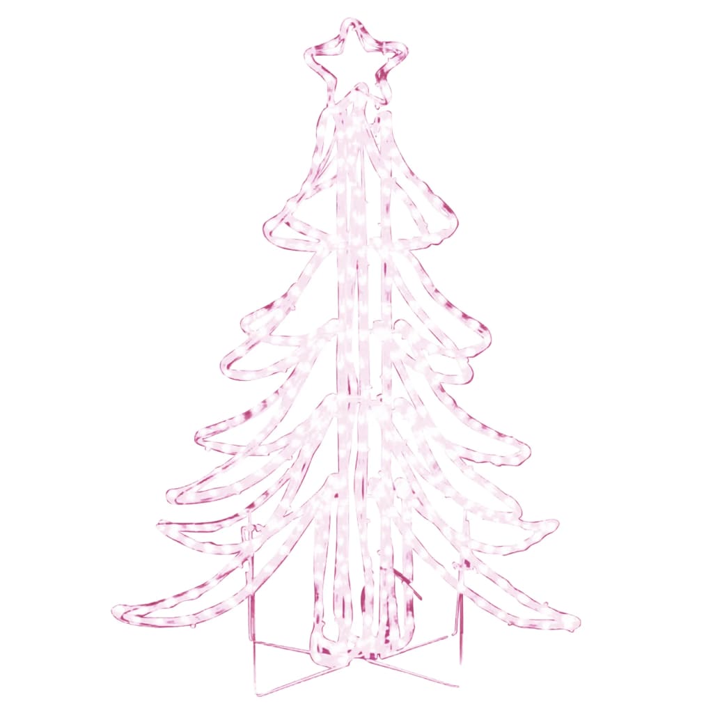 Kerstfiguur kerstboom met warmwitte LED's 87x87x93 cm is nu te koop bij PeponiXL, paradijselijk wonen!