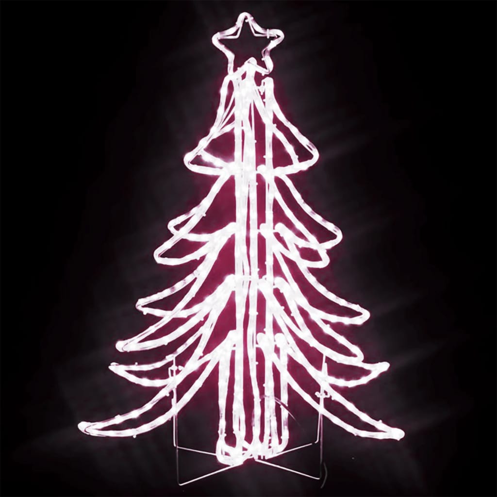 Kerstfiguur kerstboom met warmwitte LED's 87x87x93 cm is nu te koop bij PeponiXL, paradijselijk wonen!