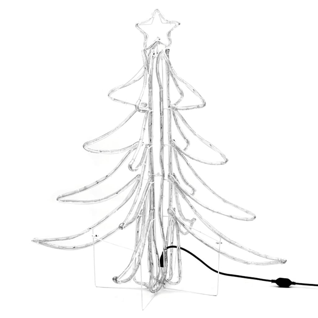 Kerstfiguur kerstboom met warmwitte LED's 87x87x93 cm is nu te koop bij PeponiXL, paradijselijk wonen!