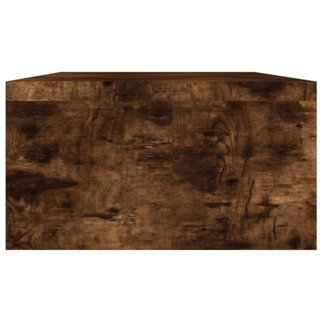 Monitorstandaard 100x24x13 cm bewerkt hout gerookt eikenkleurig is nu te koop bij PeponiXL, paradijselijk wonen!