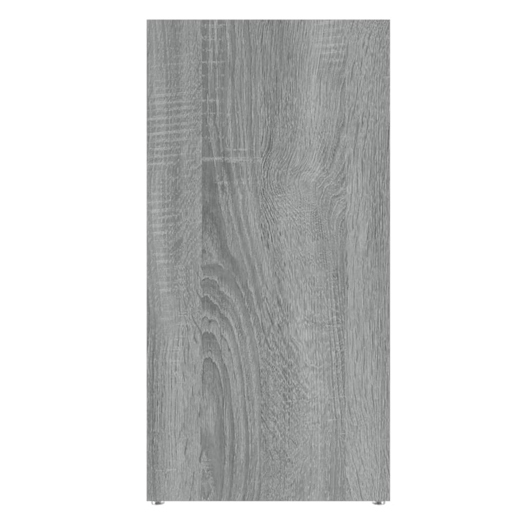 Boekenkast 50x25x106 cm grijs sonoma eikenkleurig is nu te koop bij PeponiXL, paradijselijk wonen!