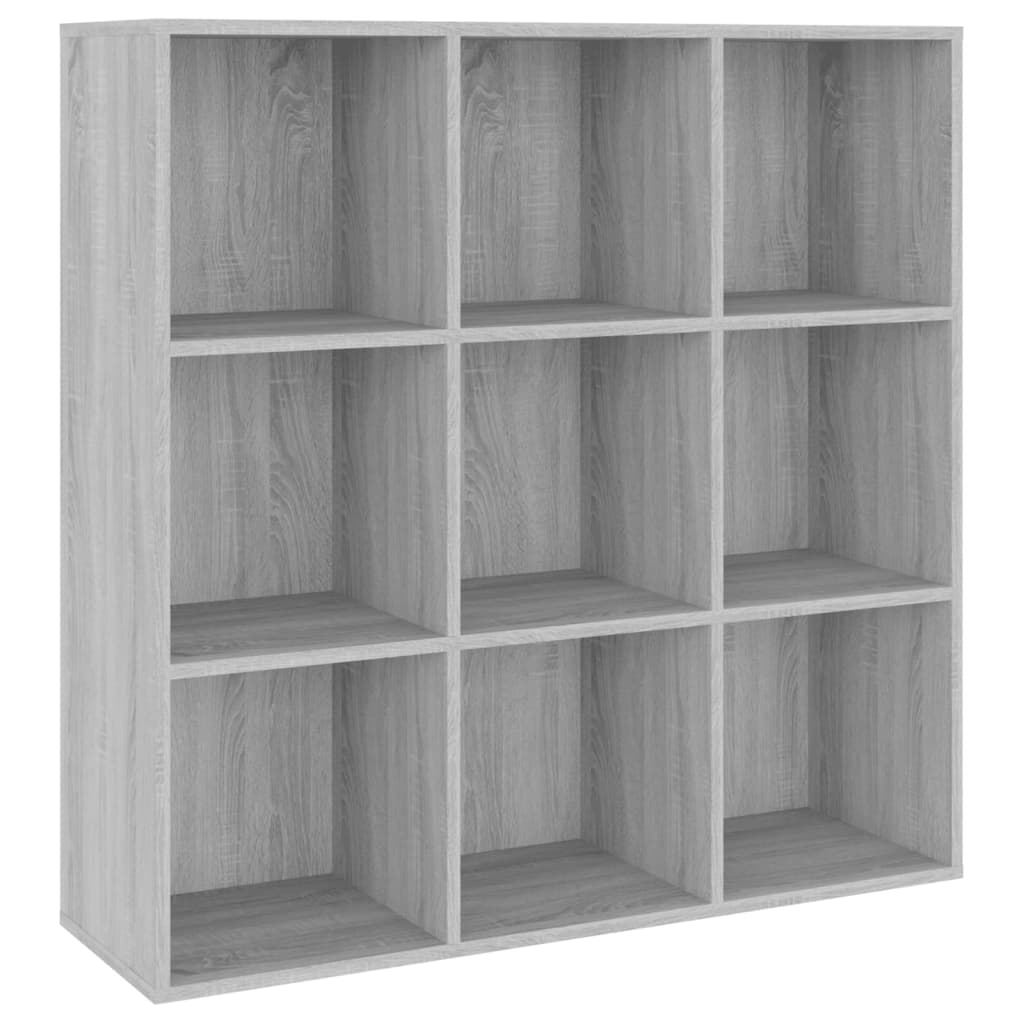 Boekenkast 98x29x97,5 cm grijs sonoma eikenkleurig is nu te koop bij PeponiXL, paradijselijk wonen!
