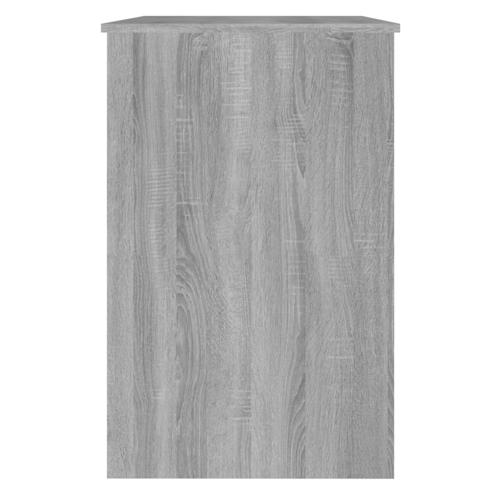 Bureau 100x50x76 cm bewerkt hout grijs sonoma eikenkleurig is nu te koop bij PeponiXL, paradijselijk wonen!