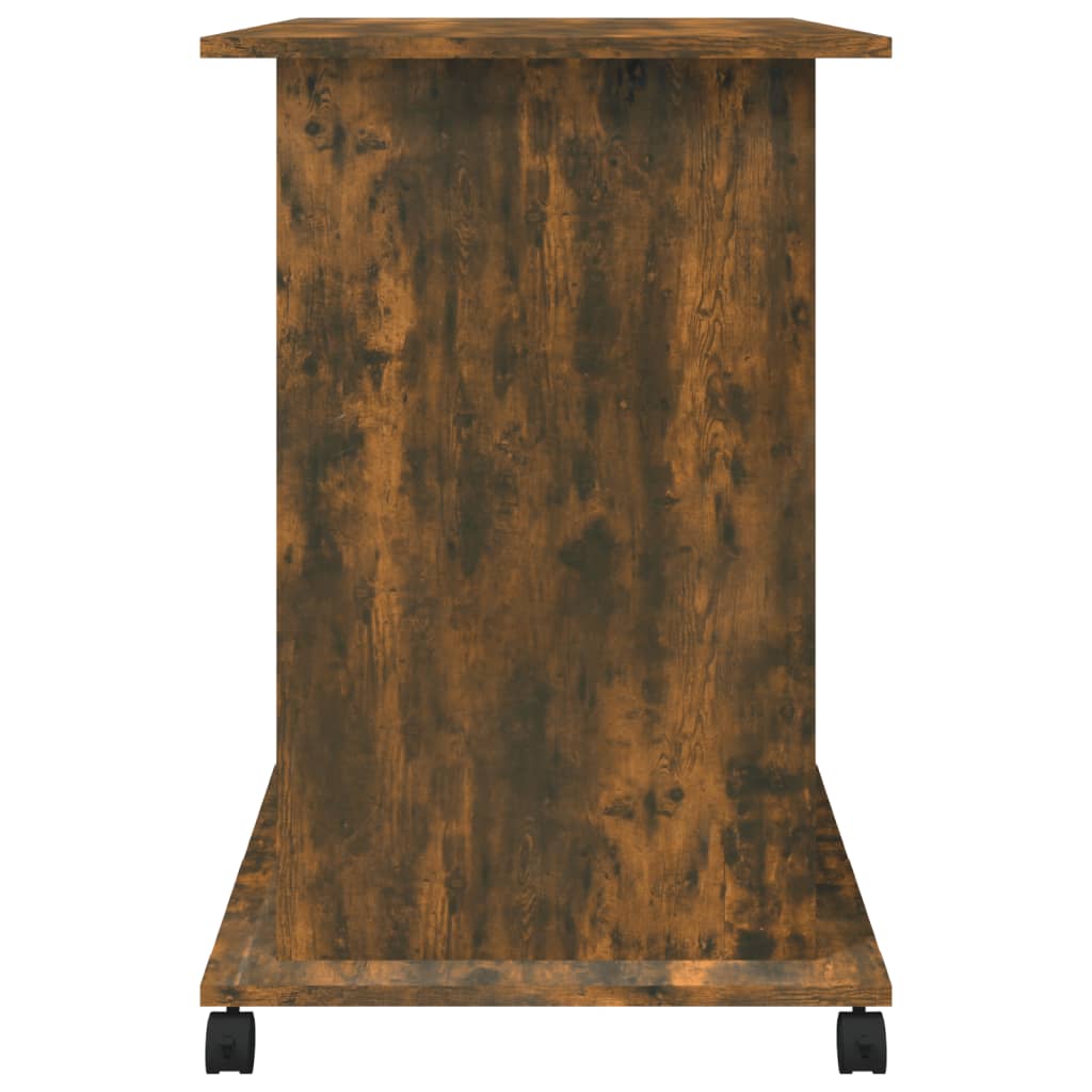 Computerbureau 80x50x75 cm bewerkt hout gerookt eikenkleurig is nu te koop bij PeponiXL, paradijselijk wonen!