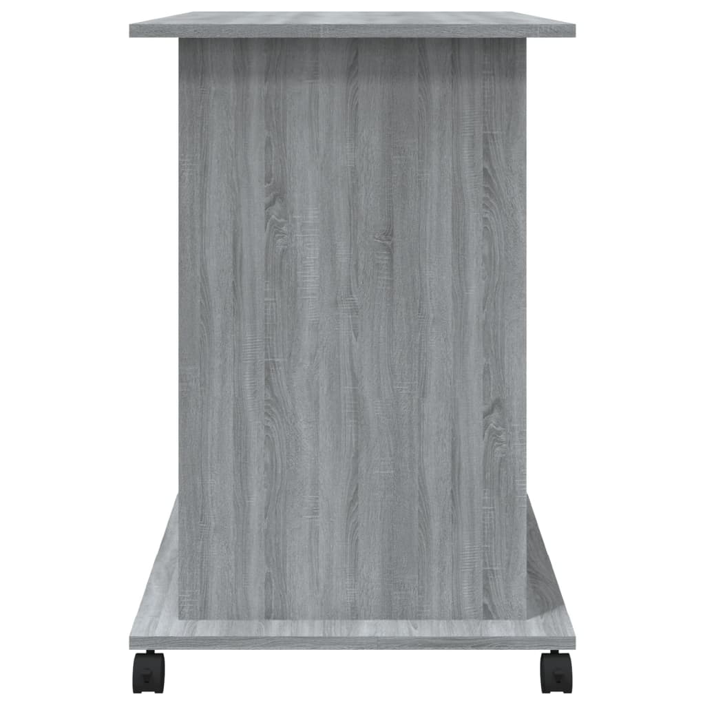 Computerbureau 80x50x75 cm bewerkt hout grijs sonoma eikenkleur is nu te koop bij PeponiXL, paradijselijk wonen!