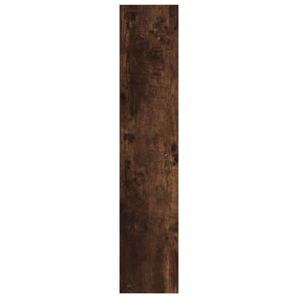 Wandschap 90x16x78 cm bewerkt hout gerookt eikenkleurig is nu te koop bij PeponiXL, paradijselijk wonen!