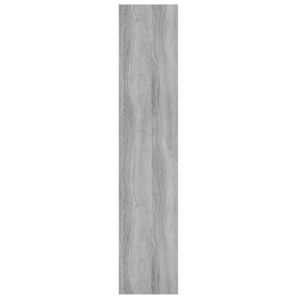 Wandschap 90x16x78 cm bewerkt hout grijs sonoma eikenkleurig is nu te koop bij PeponiXL, paradijselijk wonen!