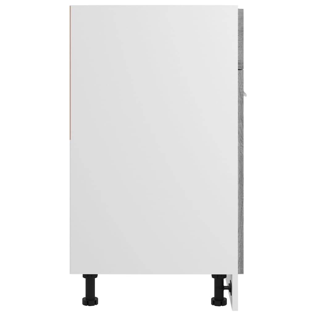 Onderkast met lade Lyon 60x46x81,5 cm bewerkt hout grijs sonoma is nu te koop bij PeponiXL, paradijselijk wonen!