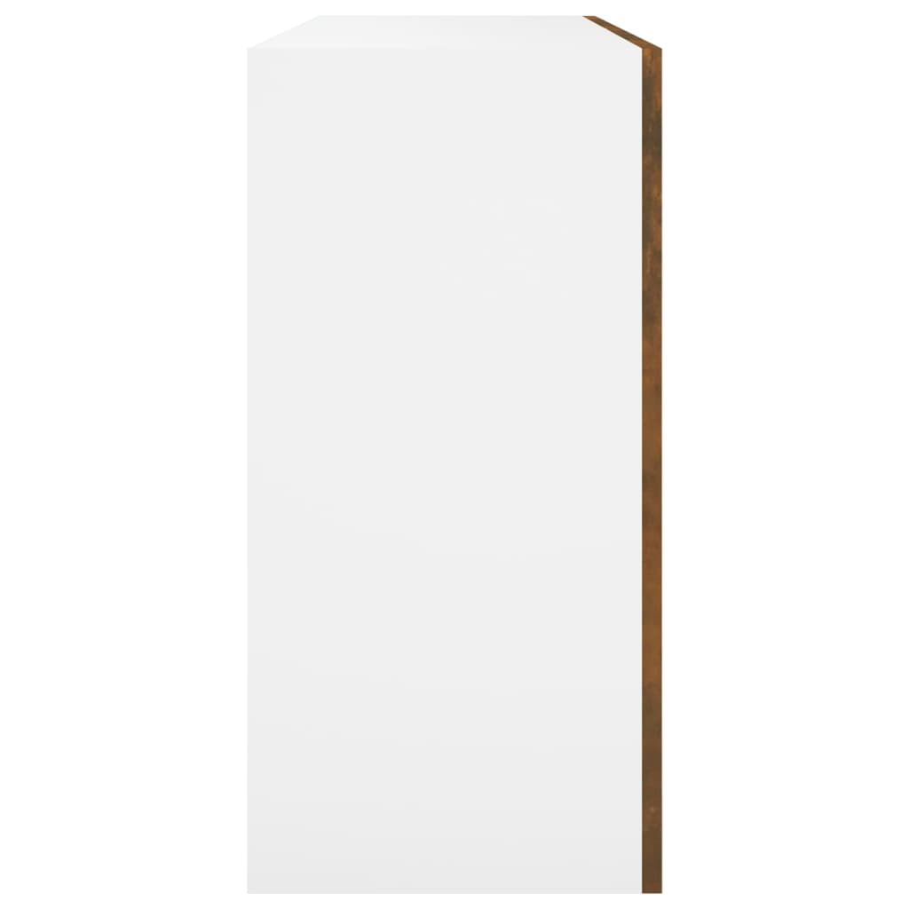 Bovenkast Lyon 80x31x60 cm bewerkt hout gerookt eikenkleurig is nu te koop bij PeponiXL, paradijselijk wonen!