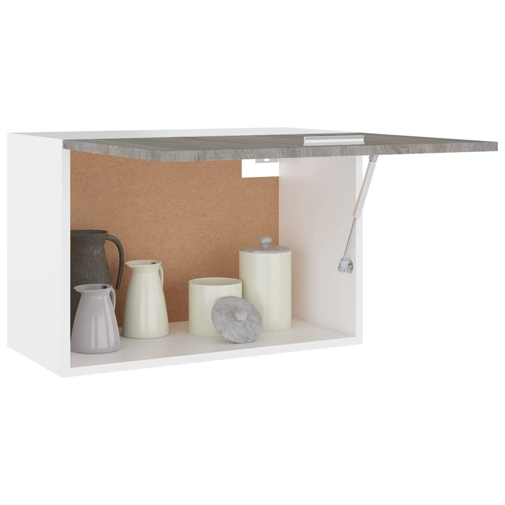 Bovenkast Lyon 60x31x40cm bewerkt hout grijs sonoma eikenkleurig is nu te koop bij PeponiXL, paradijselijk wonen!