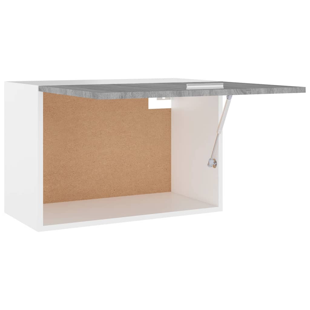 Bovenkast Lyon 60x31x40cm bewerkt hout grijs sonoma eikenkleurig is nu te koop bij PeponiXL, paradijselijk wonen!