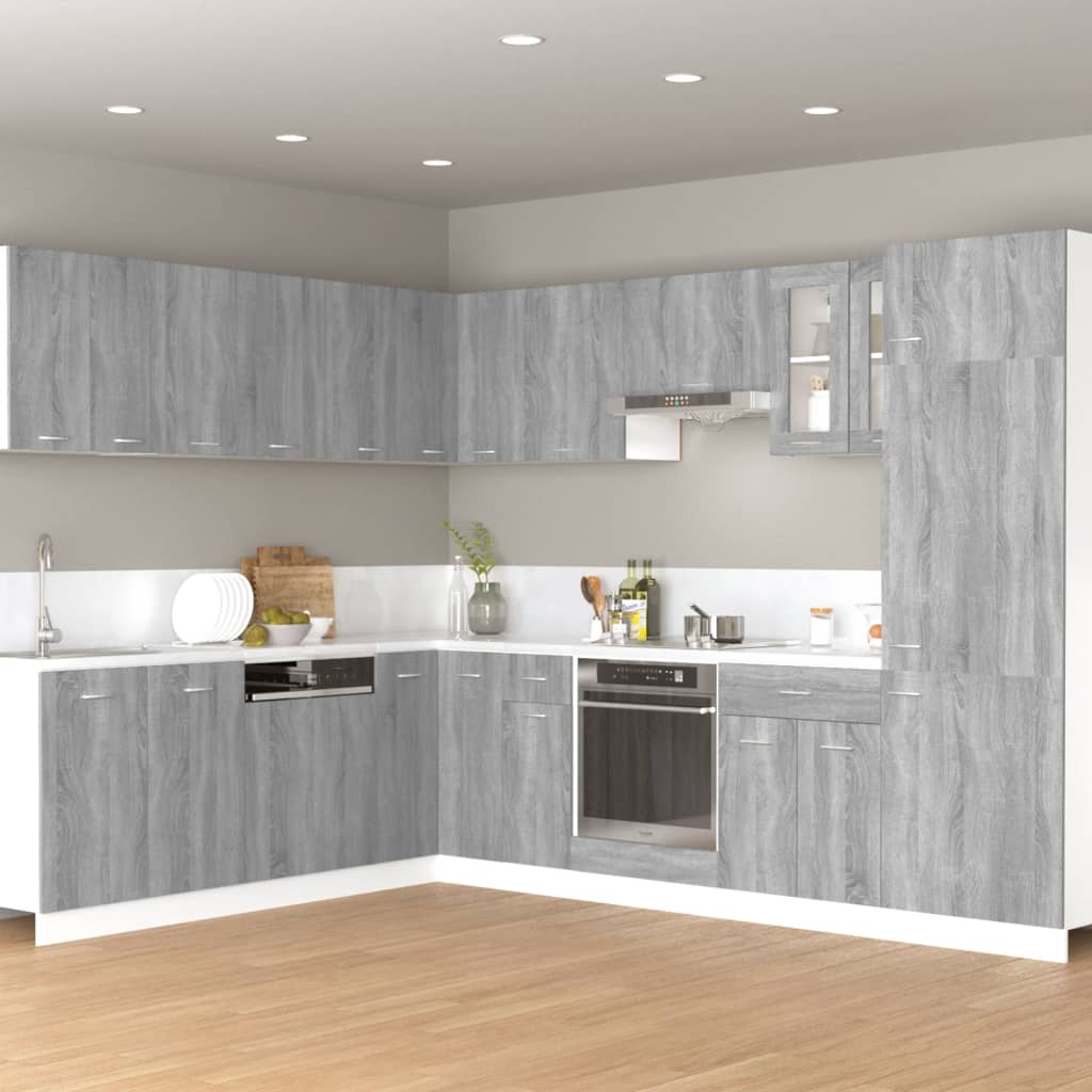 Bovenkast Lyon 60x31x40cm bewerkt hout grijs sonoma eikenkleurig is nu te koop bij PeponiXL, paradijselijk wonen!