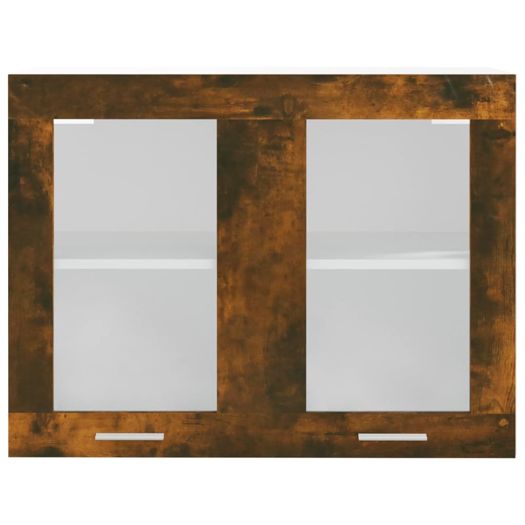 Bovenkast Lyon 80x31x60 cm bewerkt hout gerookt eikenkleurig is nu te koop bij PeponiXL, paradijselijk wonen!