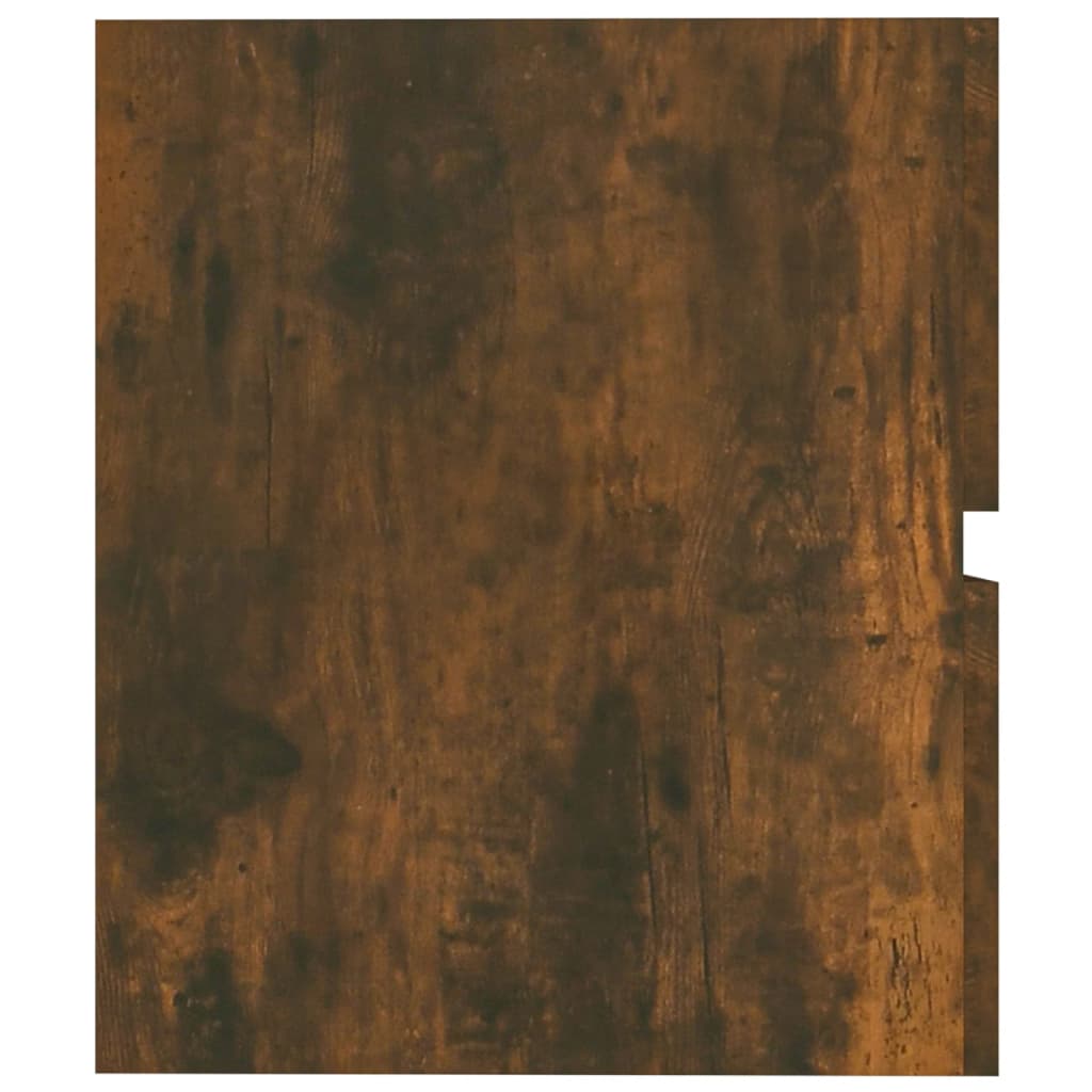 Wastafelkast 41x38,5x45 cm bewerkt hout gerookt eikenkleurig is nu te koop bij PeponiXL, paradijselijk wonen!