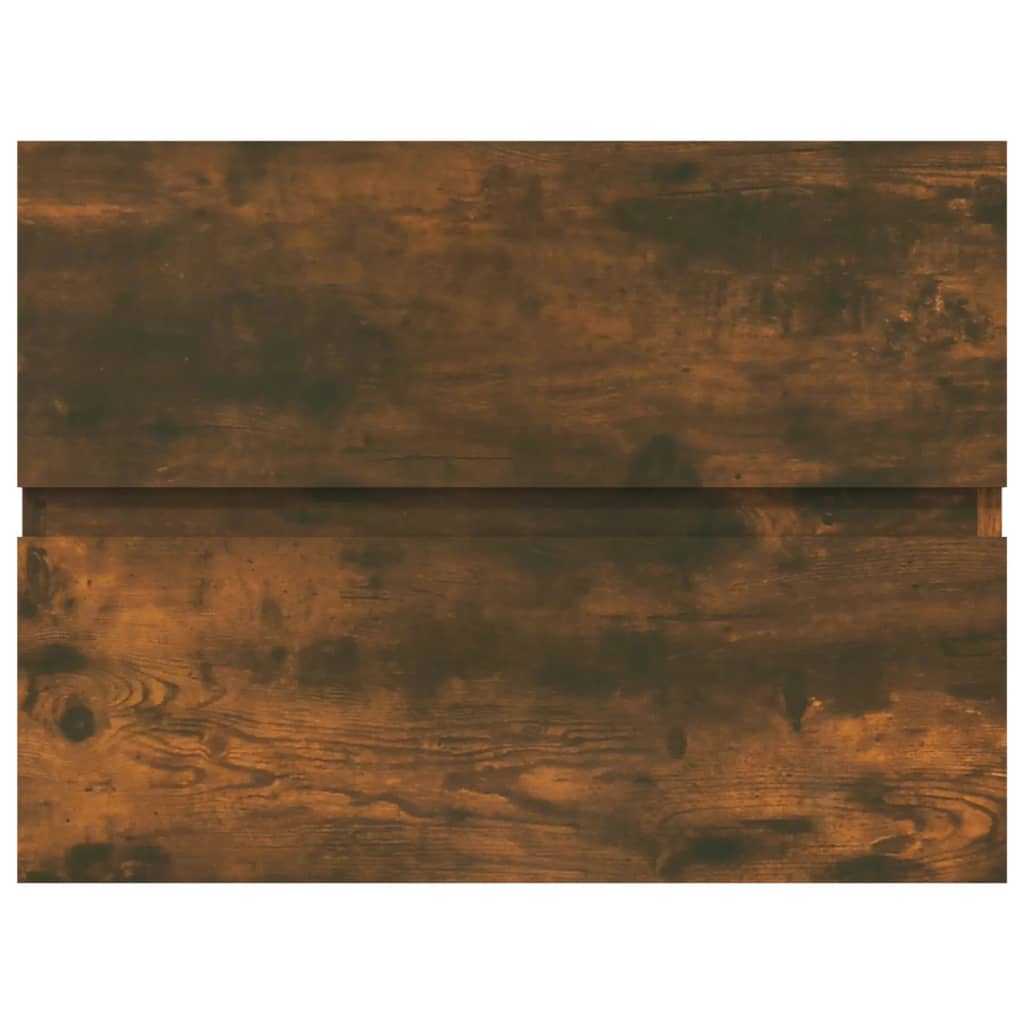 Wastafelkast 60x38,5x45 cm bewerkt hout gerookt eikenkleurig is nu te koop bij PeponiXL, paradijselijk wonen!