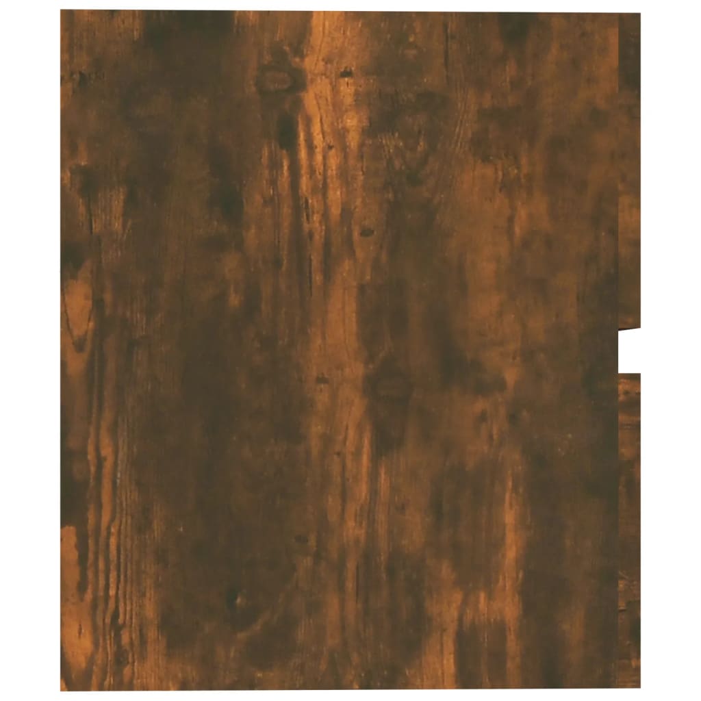 Wastafelkast 60x38,5x45 cm bewerkt hout gerookt eikenkleurig is nu te koop bij PeponiXL, paradijselijk wonen!