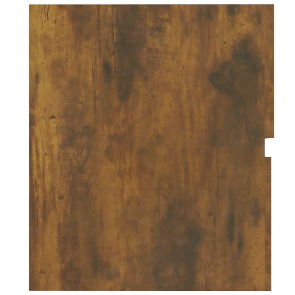 Wastafelkast 80x38,5x45 cm bewerkt hout gerookt eikenkleurig is nu te koop bij PeponiXL, paradijselijk wonen!