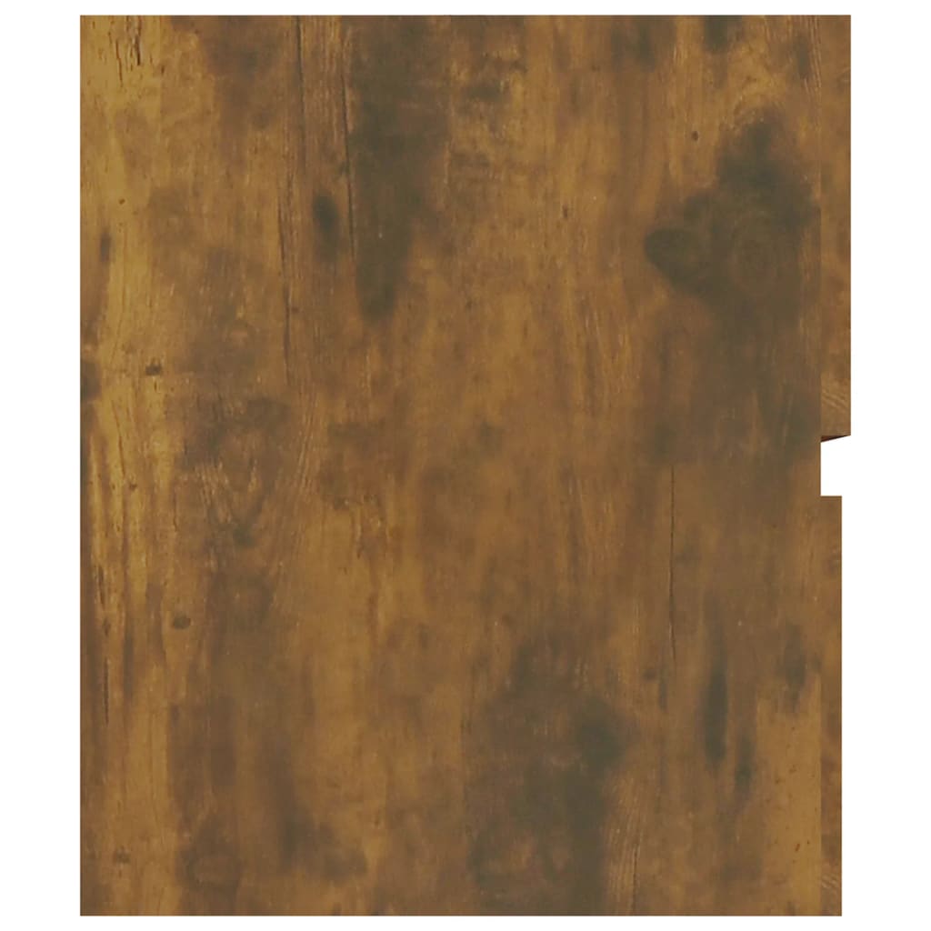 Wastafelkast 90x38,5x45 cm bewerkt hout gerookt eikenkleurig is nu te koop bij PeponiXL, paradijselijk wonen!