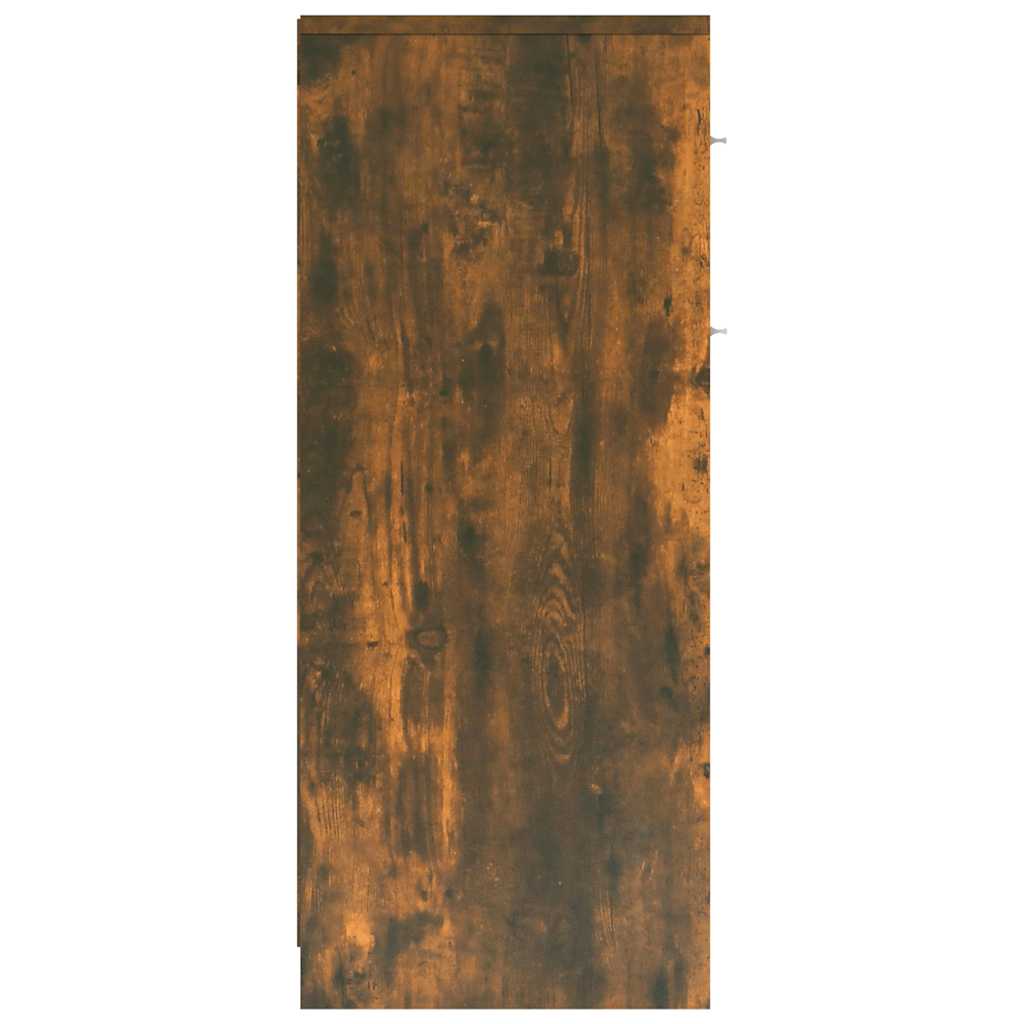 Badkamerkast 60x33x80 cm bewerkt hout gerookt eikenkleurig is nu te koop bij PeponiXL, paradijselijk wonen!