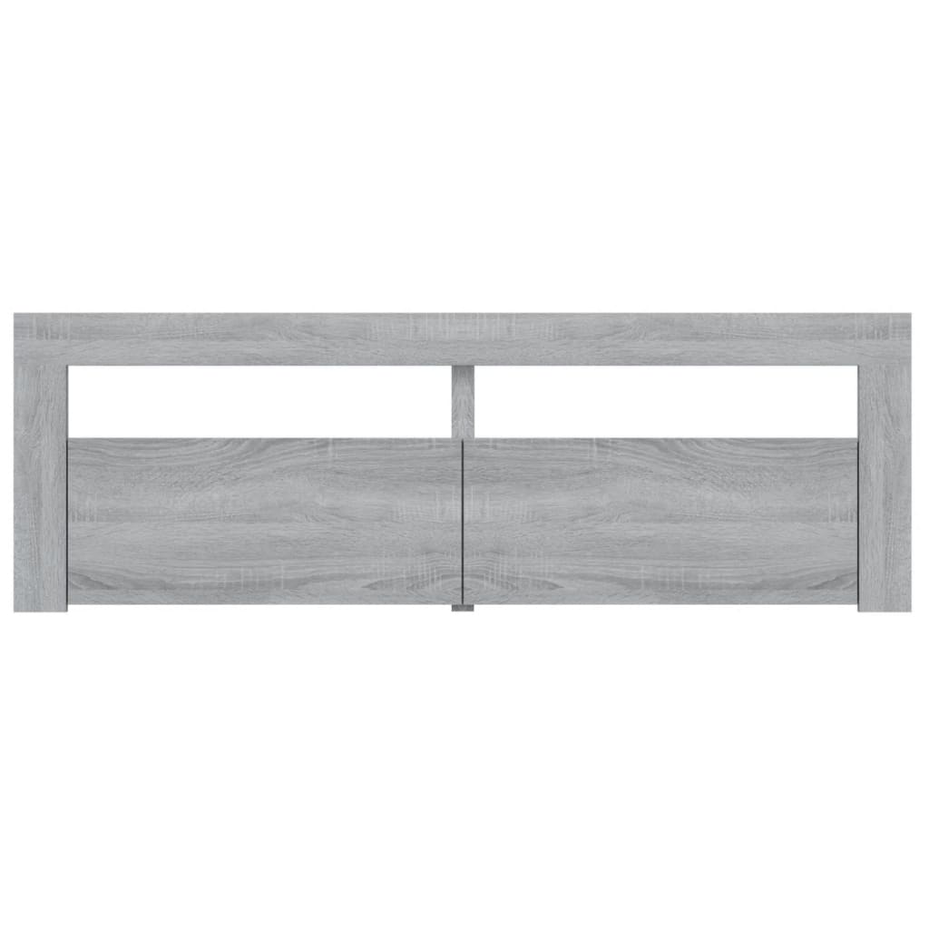 Tv-meubel met LED-verlichting 120x35x40 cm grijs sonoma eiken is nu te koop bij PeponiXL, paradijselijk wonen!
