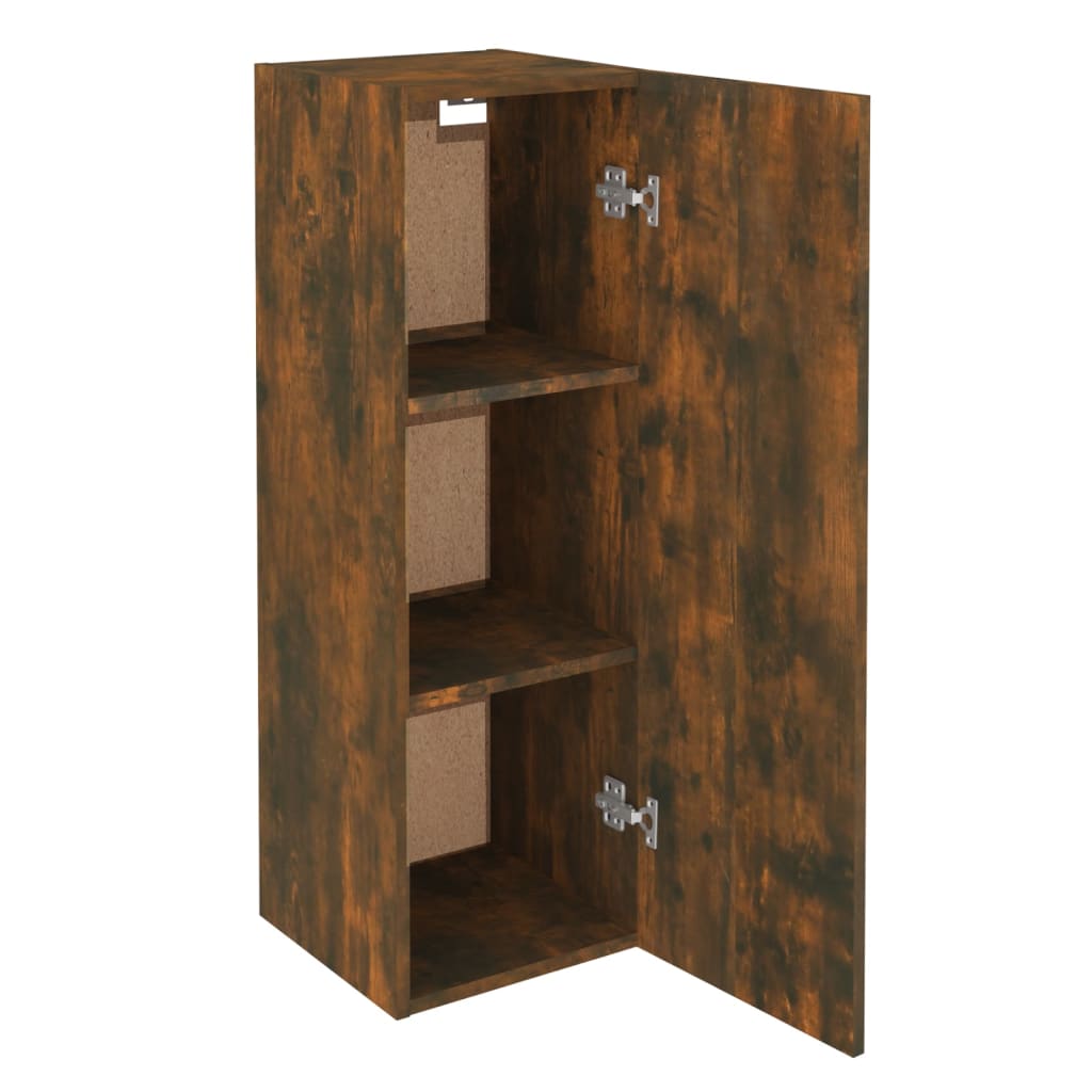 Tv-meubel 30,5x30x90 cm bewerkt hout gerookt eikenkleur is nu te koop bij PeponiXL, paradijselijk wonen!