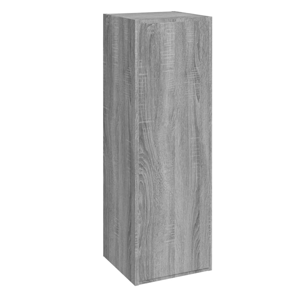 Tv-meubel 30,5x30x90 cm bewerkt hout grijs sonoma eikenkleur is nu te koop bij PeponiXL, paradijselijk wonen!