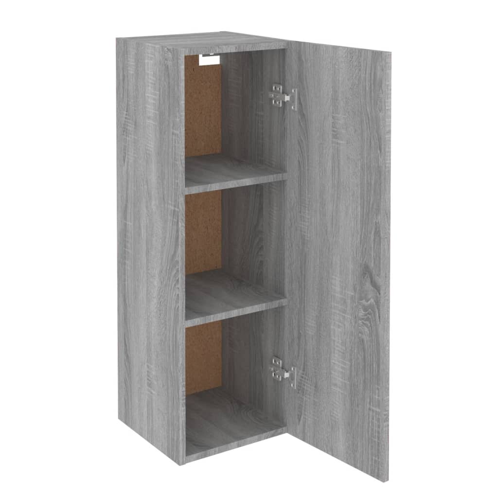 Tv-meubel 30,5x30x90 cm bewerkt hout grijs sonoma eikenkleur is nu te koop bij PeponiXL, paradijselijk wonen!