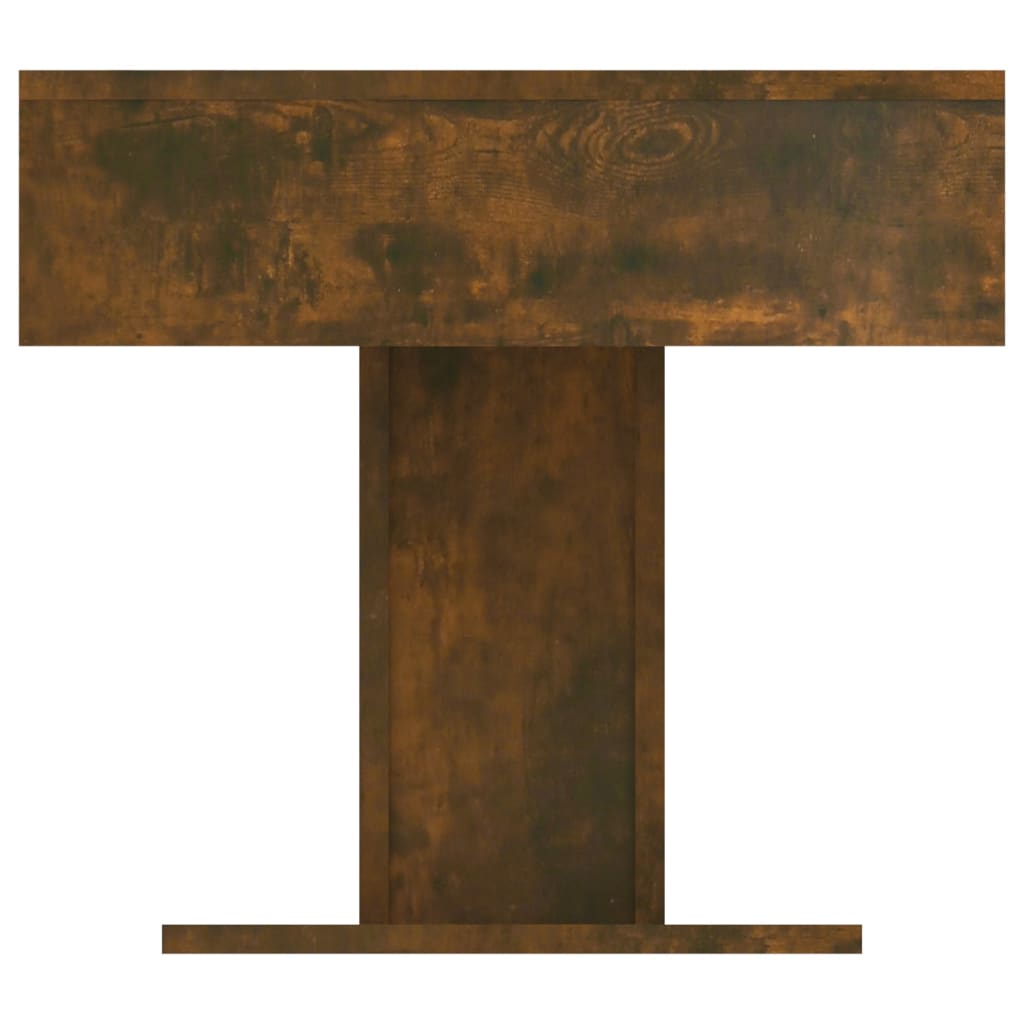Salontafel 96x50x45 cm bewerkt hout gerookt eikenkleurig is nu te koop bij PeponiXL, paradijselijk wonen!